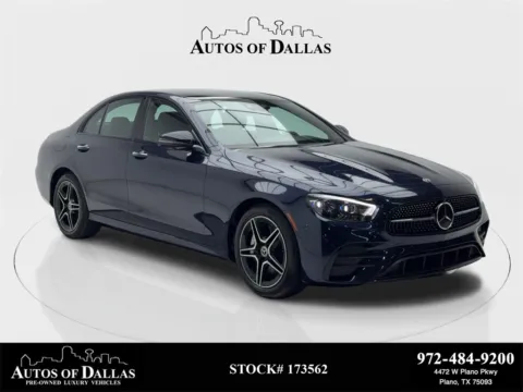 Black 2023 Mercedes-Benz E-Class E 350 AMG NIGHT PKG,NAV,CAM,PANO,BLIND SPOT for sale in Plano, TX