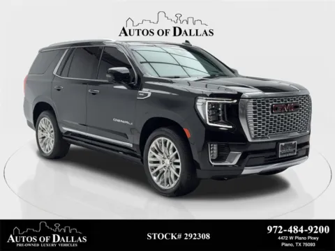 Black 2023 GMC Yukon Denali NAV,CAM,PANO,BLIND SPOT,HEADS UP,22" WLS,3R for sale in Plano, TX