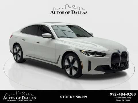 White 2022 BMW i4 eDrive40 NAV,CAM,SUNROOF,HTD STS,HEADS UP,18" WLS for sale in Plano, TX