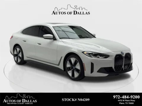 White 2022 BMW i4 eDrive40 NAV,CAM,SUNROOF,HTD STS,HEADS UP,18" WLS for sale in Plano, TX