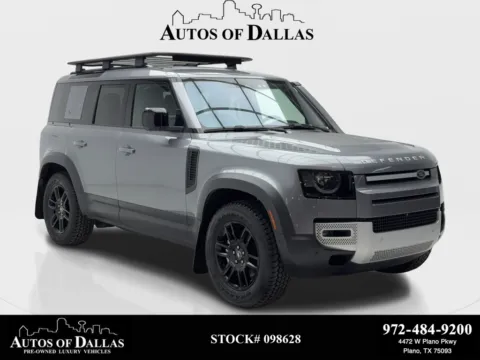 Gray 2022 Land Rover Defender 110 SE NAV,CAM,PANO,HTD STS,BLIND SPOT,20" WLS for sale in Plano, TX