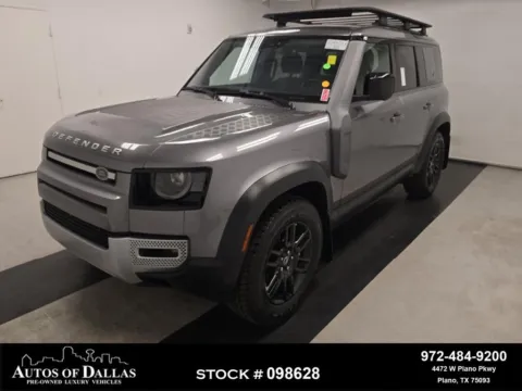 Gray 2022 Land Rover Defender 110 SE NAV,CAM,PANO,HTD STS,BLIND SPOT,20" WLS for sale in Plano, TX