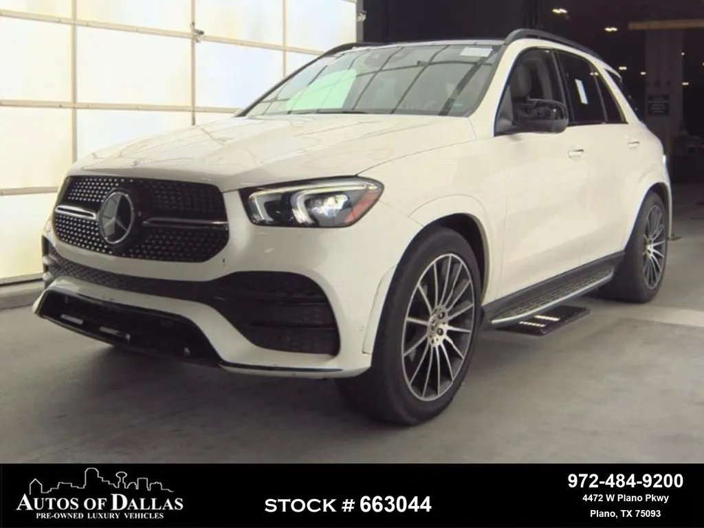 White 2022 Mercedes-Benz GLE 350 AMG NIGHT PKG,NAV,CAM,PANO,BLIND SPOT for sale in Plano, TX