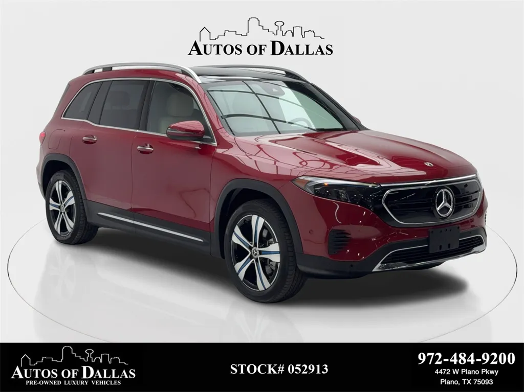 Red 2023 Mercedes-Benz EQB 350 NAV,CAM,PANO,HTD STS,BLIND SPOT,19" WLS for sale in Plano, TX