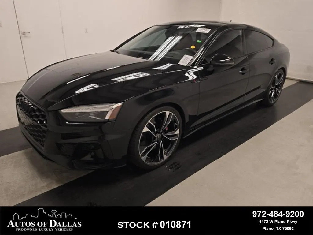 Black 2024 Audi S5 Sportback Prestige NAV,CAM,PANO,HTD STS,BLIND SPOT,20" WLS for sale in Plano, TX