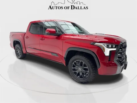 Photos of 2023 Toyota Tundra Hybrid Platinum NAV,CAM,PANO,CLMT STS,BLIND SPOT,20" WLS for sale in Plano, TX at Autos of Dallas - Plano
