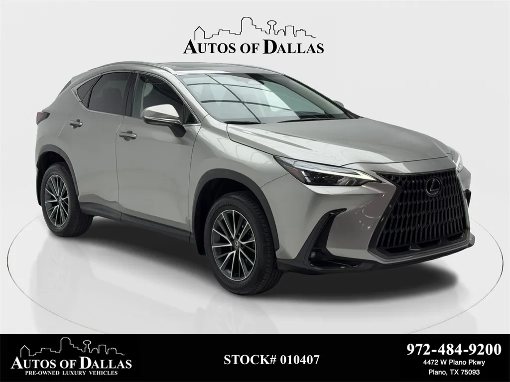 Silver 2024 Lexus NX 350 NAV,CAM,SUNROOF,CLMT STS,BLIND SPOT for sale in Plano, TX