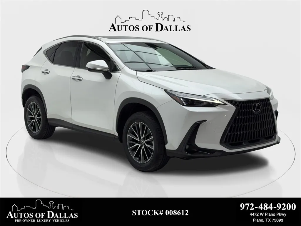 White 2024 Lexus NX 250 NAV,CAM,SUNROOF,HTD STS,BLIND SPOT for sale in Plano, TX