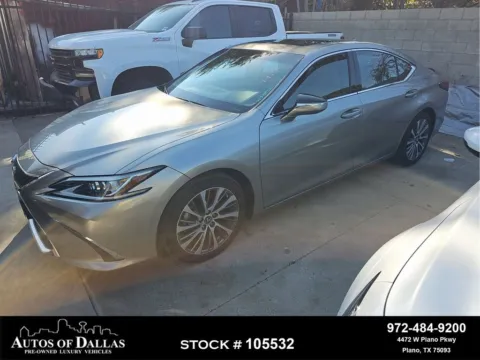 Silver 2021 Lexus ES 350 NAV,CAM,SUNROOF,CLMT STS,BLIND SPOT,18" WLS for sale in Plano, TX