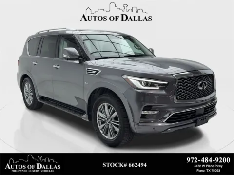 Gray 2018 INFINITI QX80 for sale in Plano, TX