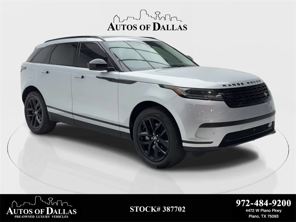 Silver 2024 Land Rover Range Rover Velar S NAV,CAM,PANO,HTD STS,BLIND SPOT,20" WLS for sale in Plano, TX