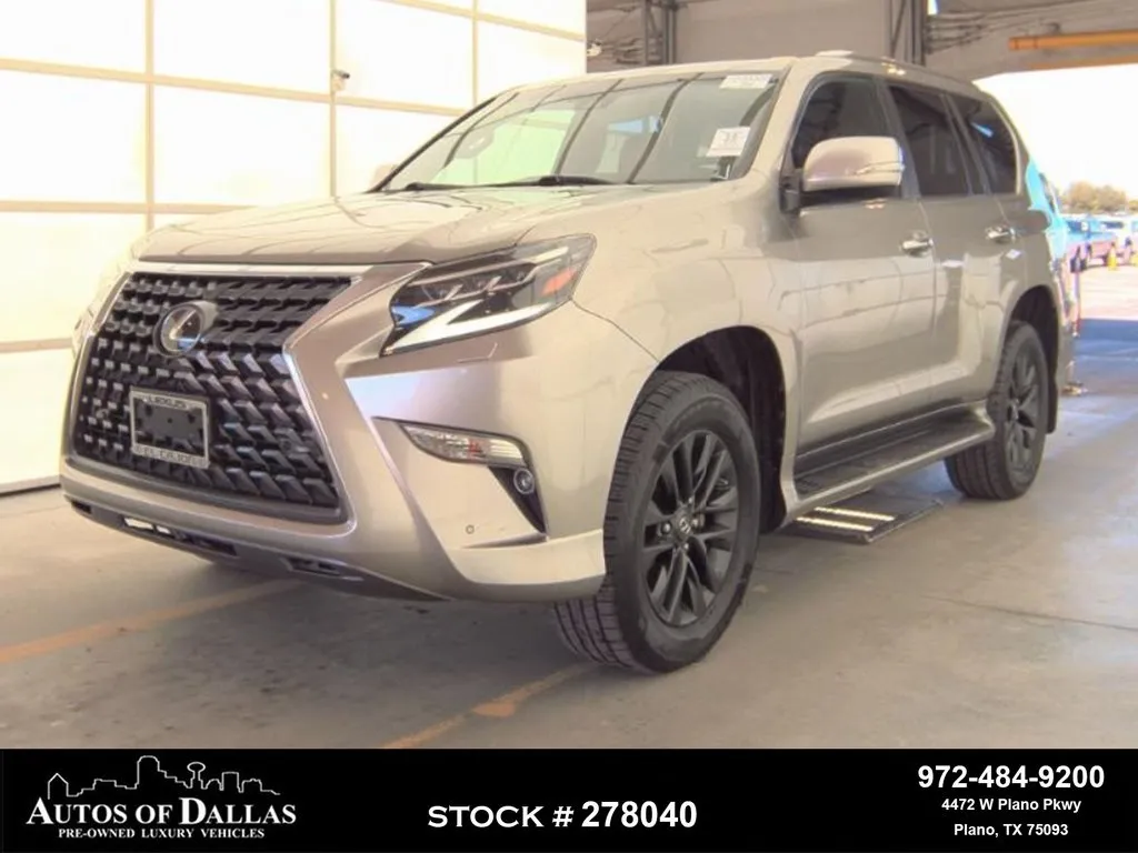 Silver 2021 Lexus GX 460 NAV,CAM,SUNROOF,CLMT STS,BLIND SPOT,3RD ROW for sale in Plano, TX