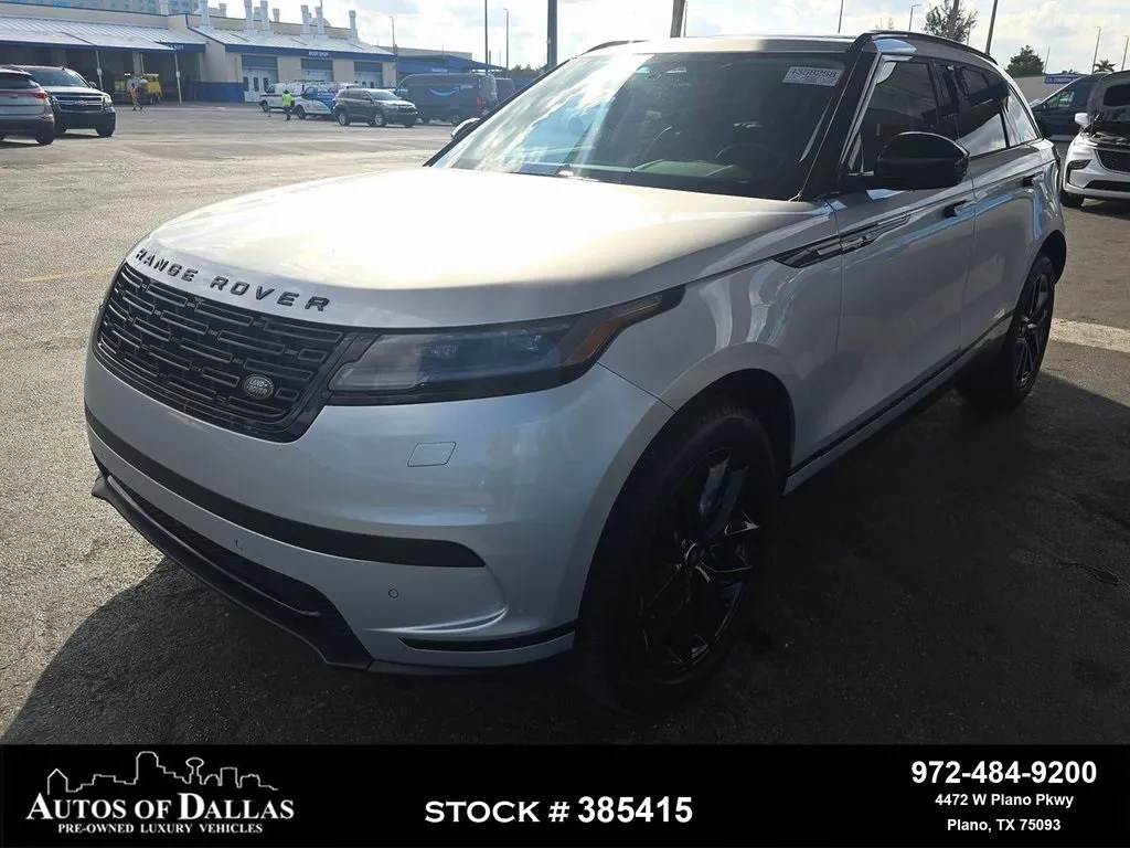 Silver 2024 Land Rover Range Rover Velar S NAV,CAM,PANO,HTD STS,BLIND SPOT,20" WLS for sale in Plano, TX