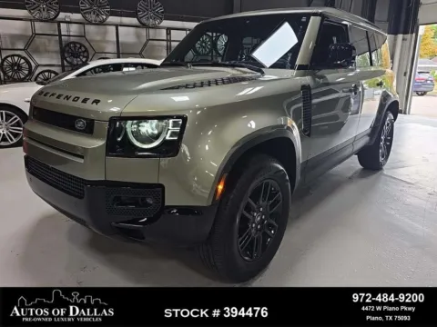 Green 2025 Land Rover Defender 110 S NAV,CAM,PANO,HTD STS,BLIND SPOT,20" WLS for sale in Plano, TX