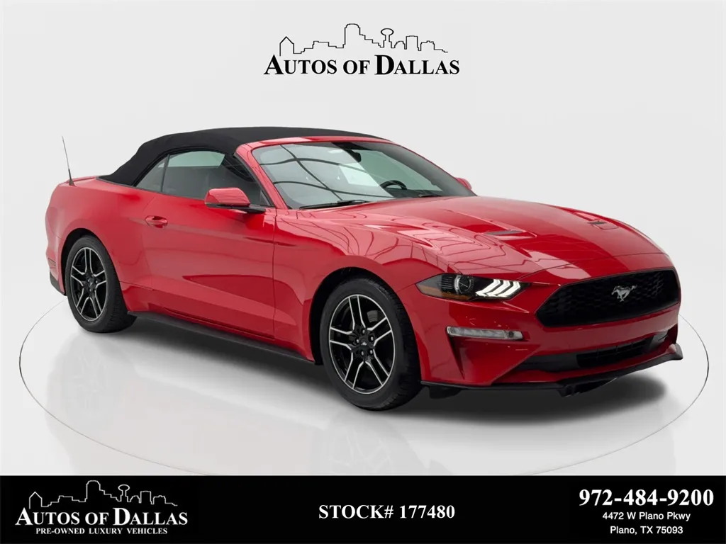 2018 Ford Mustang EcoBoost Premium Convertible CAM,CLMT STS