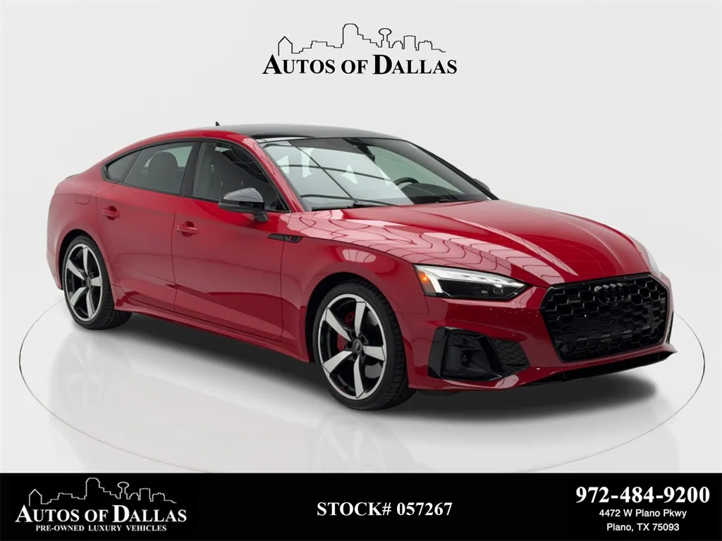 2023 Audi A5 Sportback 45 S line Premium Plus NAV,CAM,PANO,HTD STS,BLIND