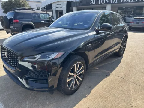 Black 2021 Jaguar F-PACE S for sale in Plano, TX