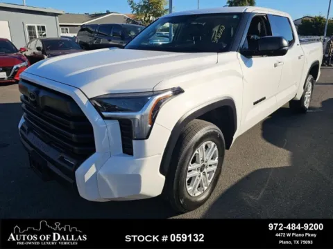 White 2023 Toyota Tundra SR5 CAM,BLIND SPOT,LANE ASST,18" WLS for sale in Plano, TX