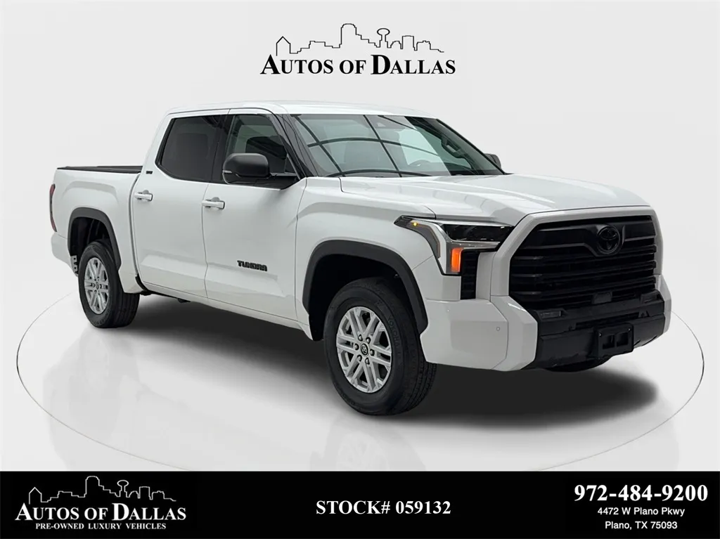 White 2023 Toyota Tundra SR5 CAM,BLIND SPOT,LANE ASST,18" WLS for sale in Plano, TX
