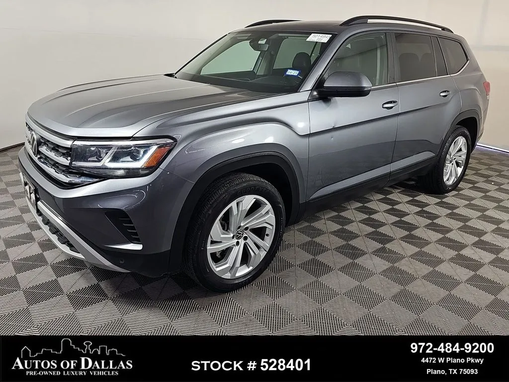 2023 Volkswagen Atlas 3.6L V6 SE w/Technology CAM,PANO,HTD STS,BLIND SPO