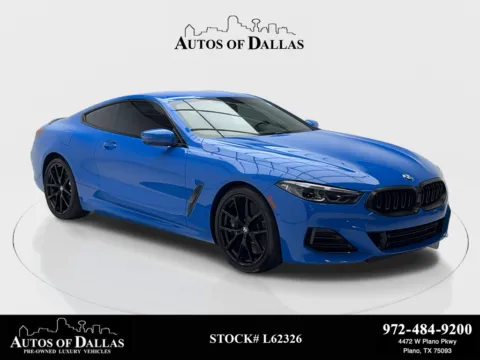 White 2023 BMW 8 Series 840i SPECIAL COLOR,M SPORT,NAV,CAM,BLIND SPOT,20" for sale in Plano, TX