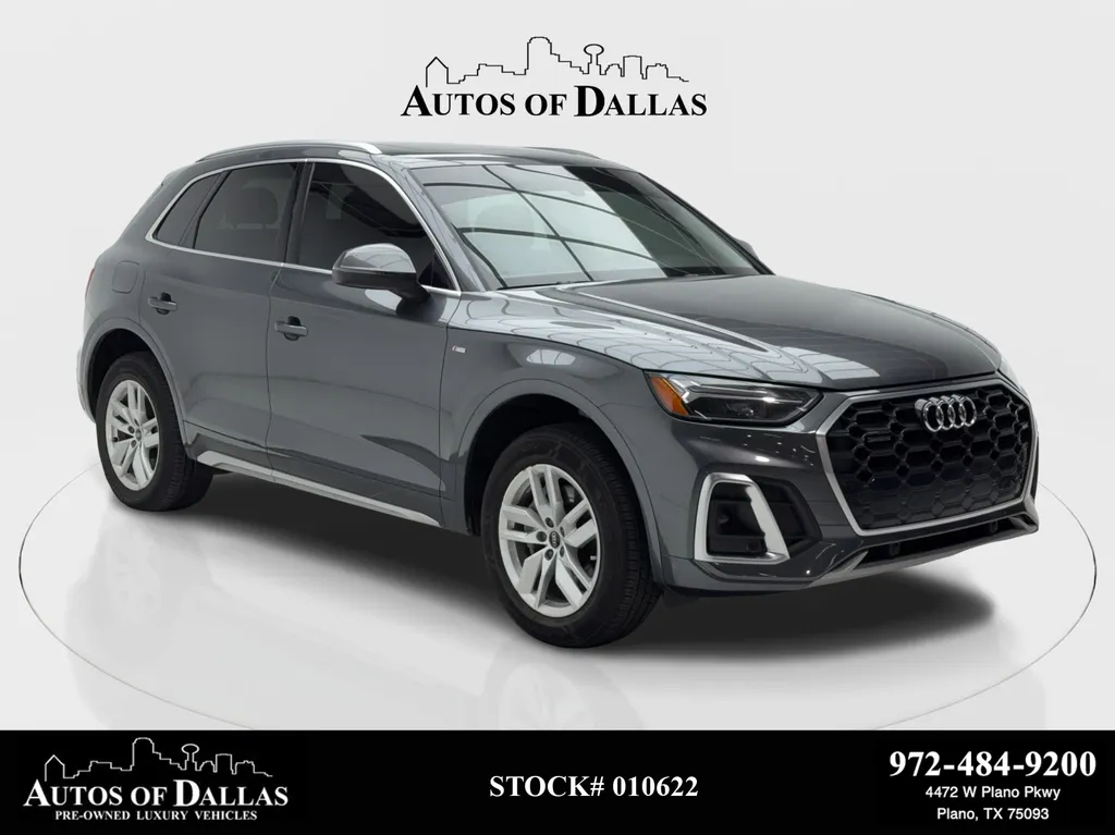 Black 2024 Audi Q5 45 S line Premium CAM,PANO,HTD STS,BLIND SPOT,18" for sale in Plano, TX