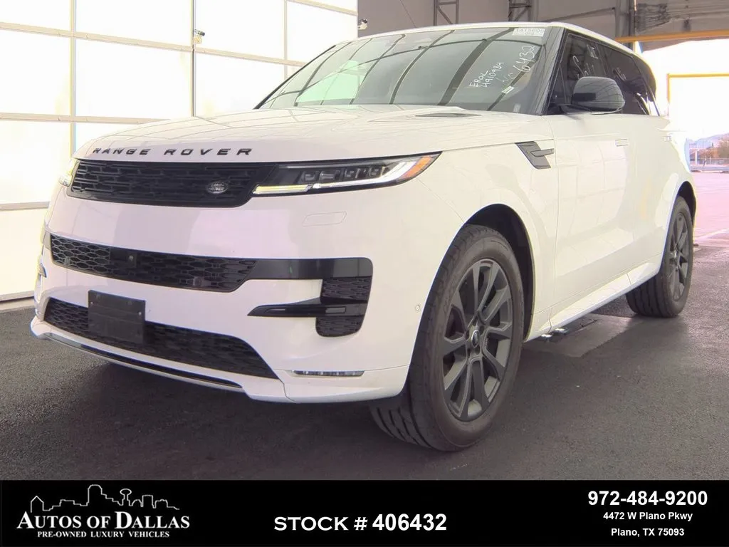White 2024 Land Rover Range Rover Sport Dynamic NAV,CAM,PANO,CLMT STS,BLIND SPOT for sale in Plano, TX