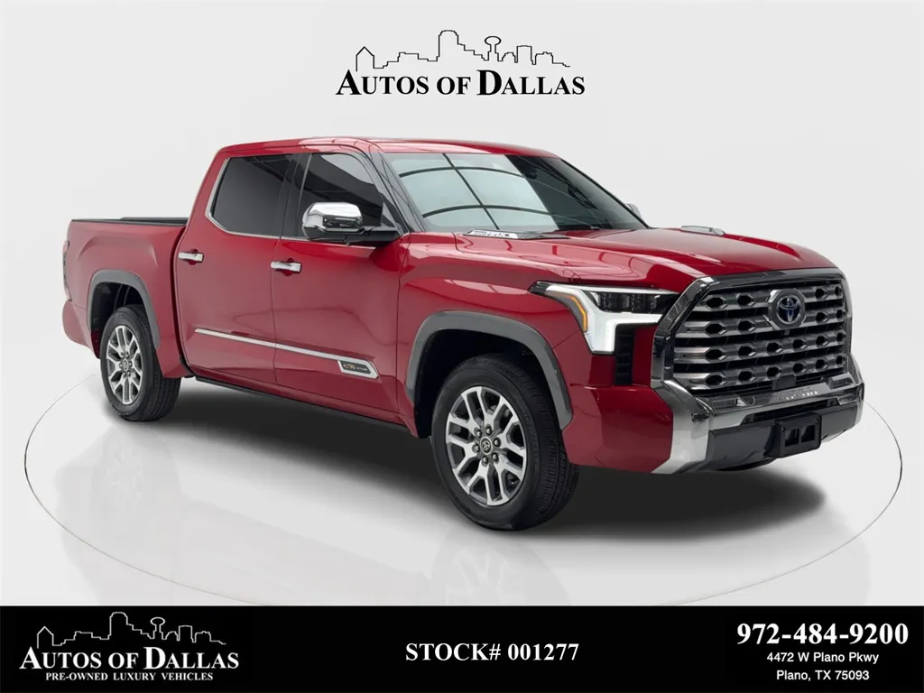 Red 2022 Toyota Tundra Hybrid 1794 Edition for sale in Plano, TX