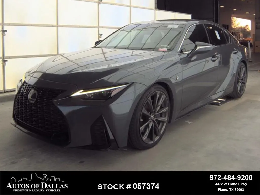 2022 Lexus IS 350 F SPORT CAM,SUNROOF,CLMT STS,BLIND SPOT