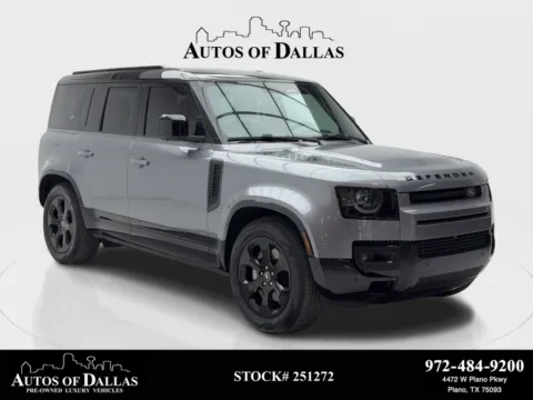 Gray 2024 Land Rover Defender 110 X-Dynamic SE NAV,CAM,PANO,CLMT STS,BLIND SPOT for sale in Plano, TX