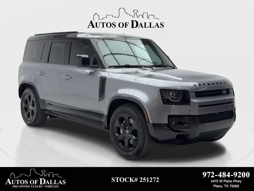 Gray 2024 Land Rover Defender 110 X-Dynamic SE NAV,CAM,PANO,CLMT STS,BLIND SPOT for sale in Plano, TX