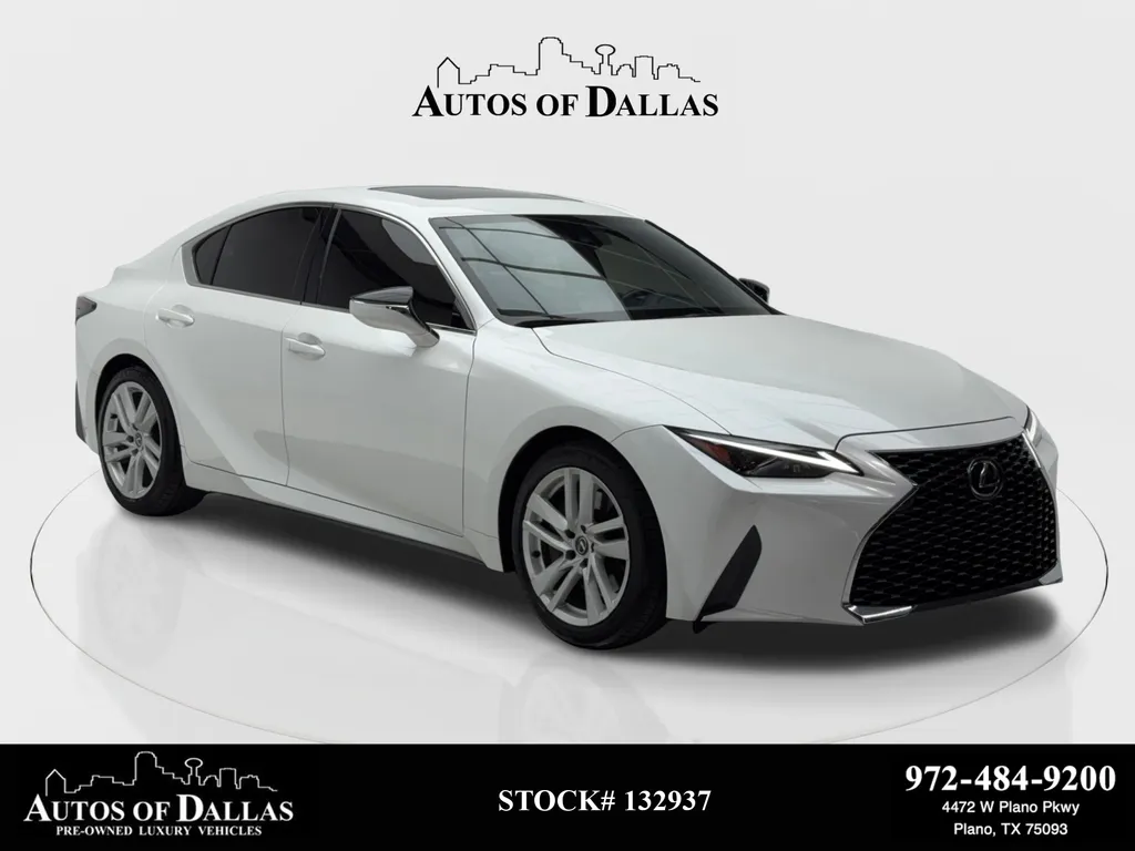 White 2024 Lexus IS 300 CAM,SUNROOF,HTD STS,BLIND SPOT,18" WLS for sale in Plano, TX