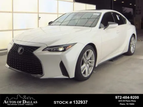White 2024 Lexus IS 300 CAM,SUNROOF,HTD STS,BLIND SPOT,18" WLS for sale in Plano, TX