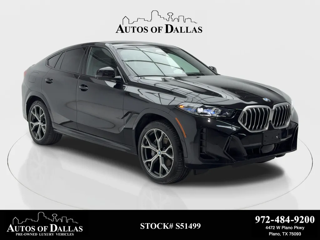 Black 2024 BMW X6 xDrive40i for sale in Plano, TX