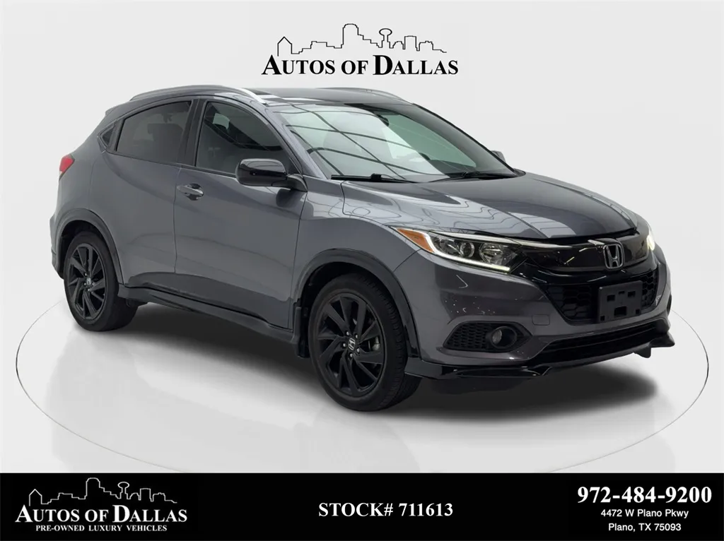 Gray 2022 Honda HR-V Sport for sale in Plano, TX