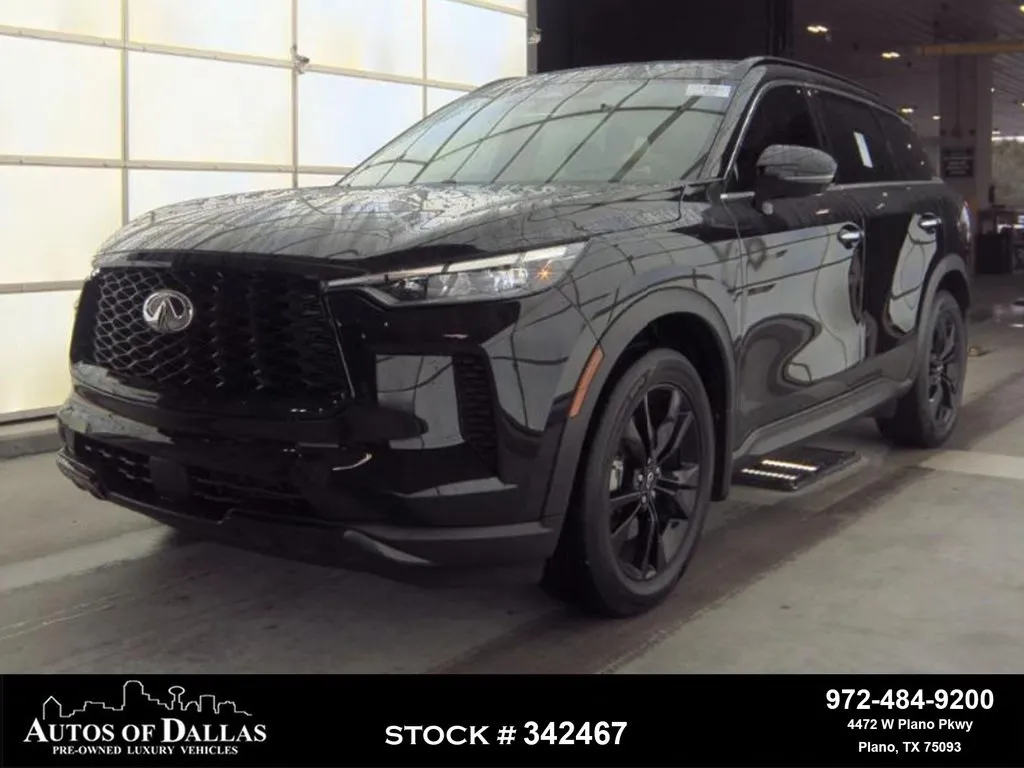 2025 INFINITI QX60 LUXE NAV,CAM,SUNROOF,CLMT STS,BLIND SPOT,3RD ROW