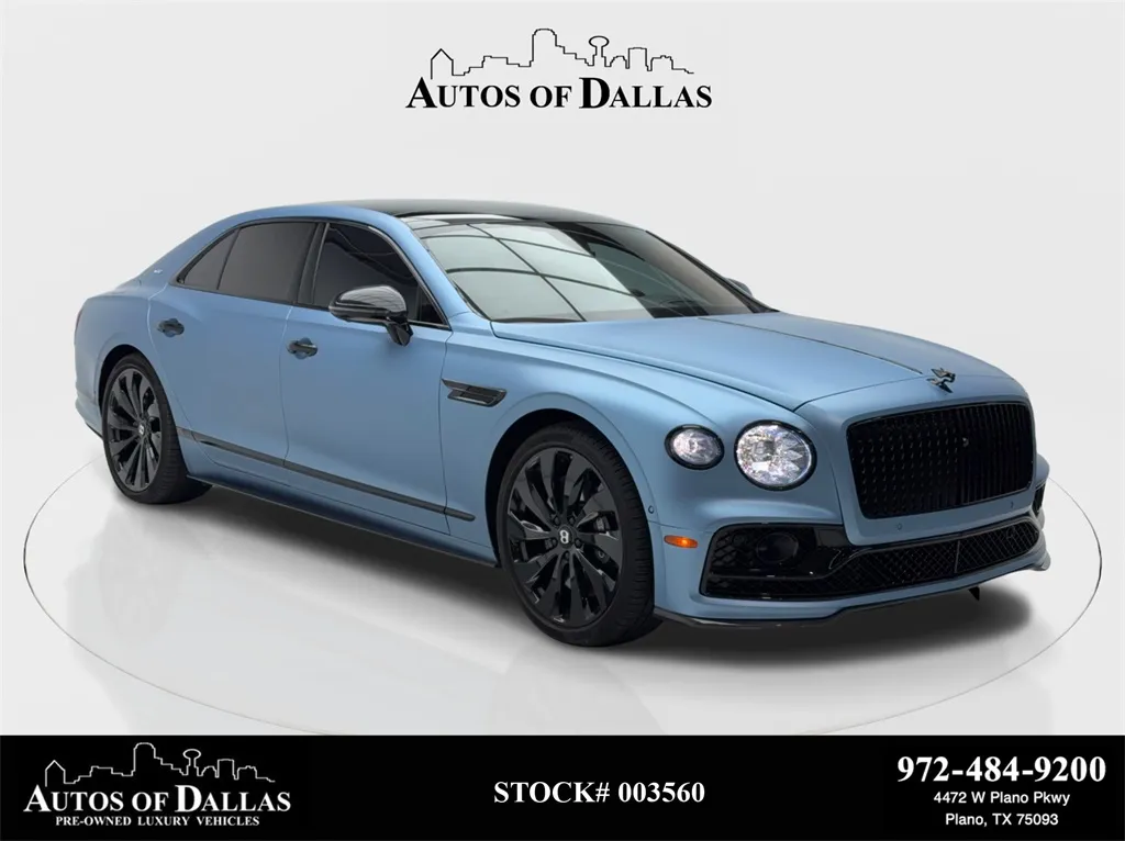 Gray 2022 Bentley Flying Spur W12 NAV,CAM,PANO,CLMT STS,HEADS UP,22" WHLS for sale in Plano, TX