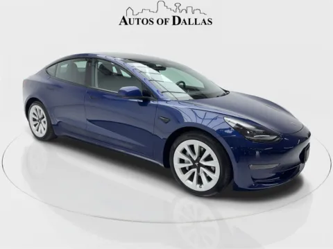 Photos of 2022 Tesla Model 3 Long Range NAV,CAM,PANO,HTD STS,BLIND SPOT for sale in Plano, TX at Autos of Dallas - Plano
