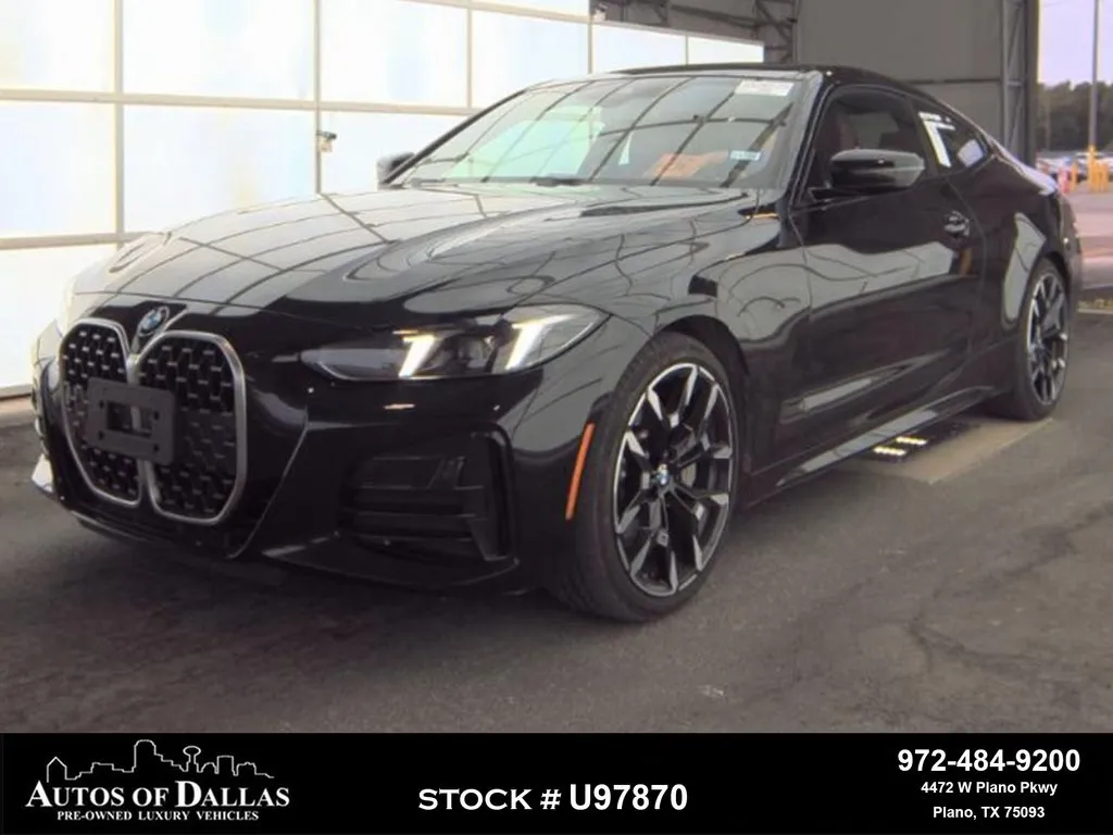 Black 2026 BMW 4 Series 430i xDrive M SPORT,NAV,CAM,SUNROOF,BLIND SPOT for sale in Plano, TX