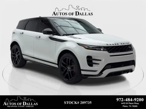 White 2023 Land Rover Range Rover Evoque R-Dynamic SE NAV,CAM,PANO,BLIND SPOT,21" WLS for sale in Plano, TX