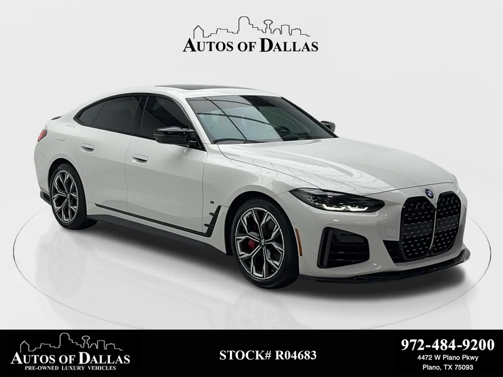 White 2024 BMW 4 Series M440i NAV,CAM,SUNROOF,HTD STS,BLIND SPOT for sale in Plano, TX