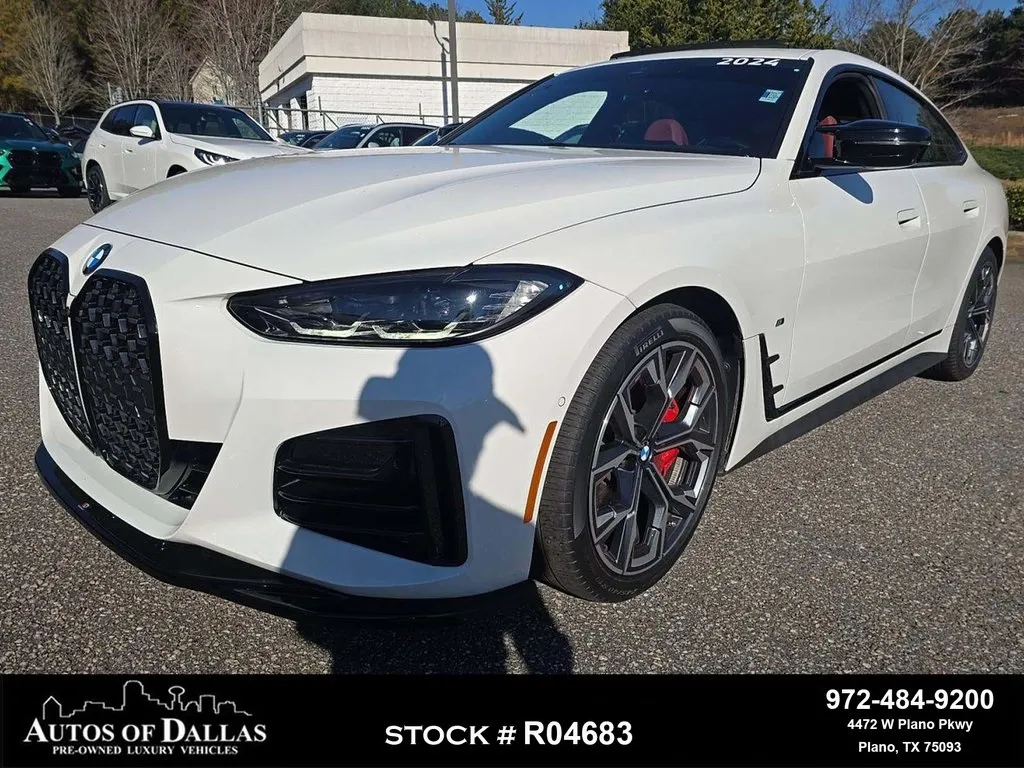White 2024 BMW 4 Series M440i NAV,CAM,SUNROOF,HTD STS,BLIND SPOT for sale in Plano, TX
