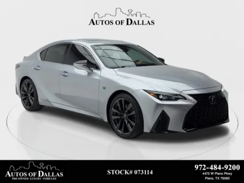 Black 2024 Lexus IS 350 F SPORT Design CAM,SUNROOF,CLMT STS,BLIND SPOT for sale in Plano, TX