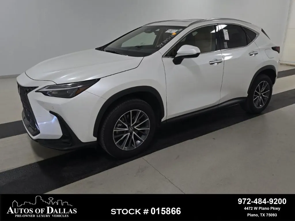 White 2025 Lexus NX 250 Premium NAV,CAM,SUNROOF,CLMT STS,BLIND SPOT for sale in Plano, TX