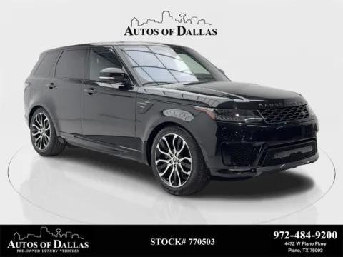Black 2021 Land Rover Range Rover Sport HSE Silver Edition NAV,CAM,PANO,CLMT STS,BLIND SPO for sale in Plano, TX