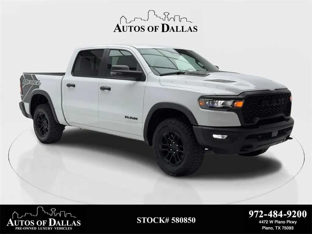 White 2025 Ram 1500 Rebel for sale in Plano, TX