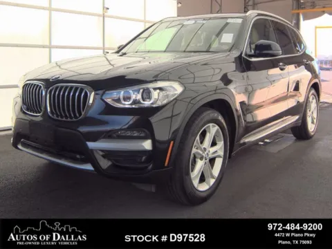 Black 2021 BMW X3 sDrive30i X LINE,NAV,CAM,PANO,BLIND SPOT for sale in Plano, TX