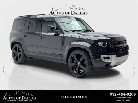 Black 2023 Land Rover Defender 110 S NAV,CAM,PANO,HTD STS,BLIND SPOT,22" WLS for sale in Plano, TX