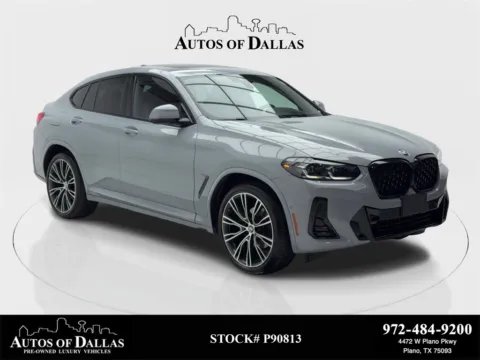 Gray 2023 BMW X4 xDrive30i M SPORT,NAV,CAM,PANO,HEADS UP,21" M WLS for sale in Plano, TX