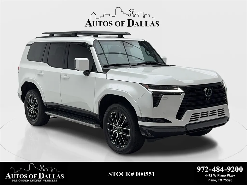 White 2024 Lexus GX 550 Premium+ NAV,CAM,SUNROOF,CLMT STS,HEADS UP,3RD for sale in Plano, TX